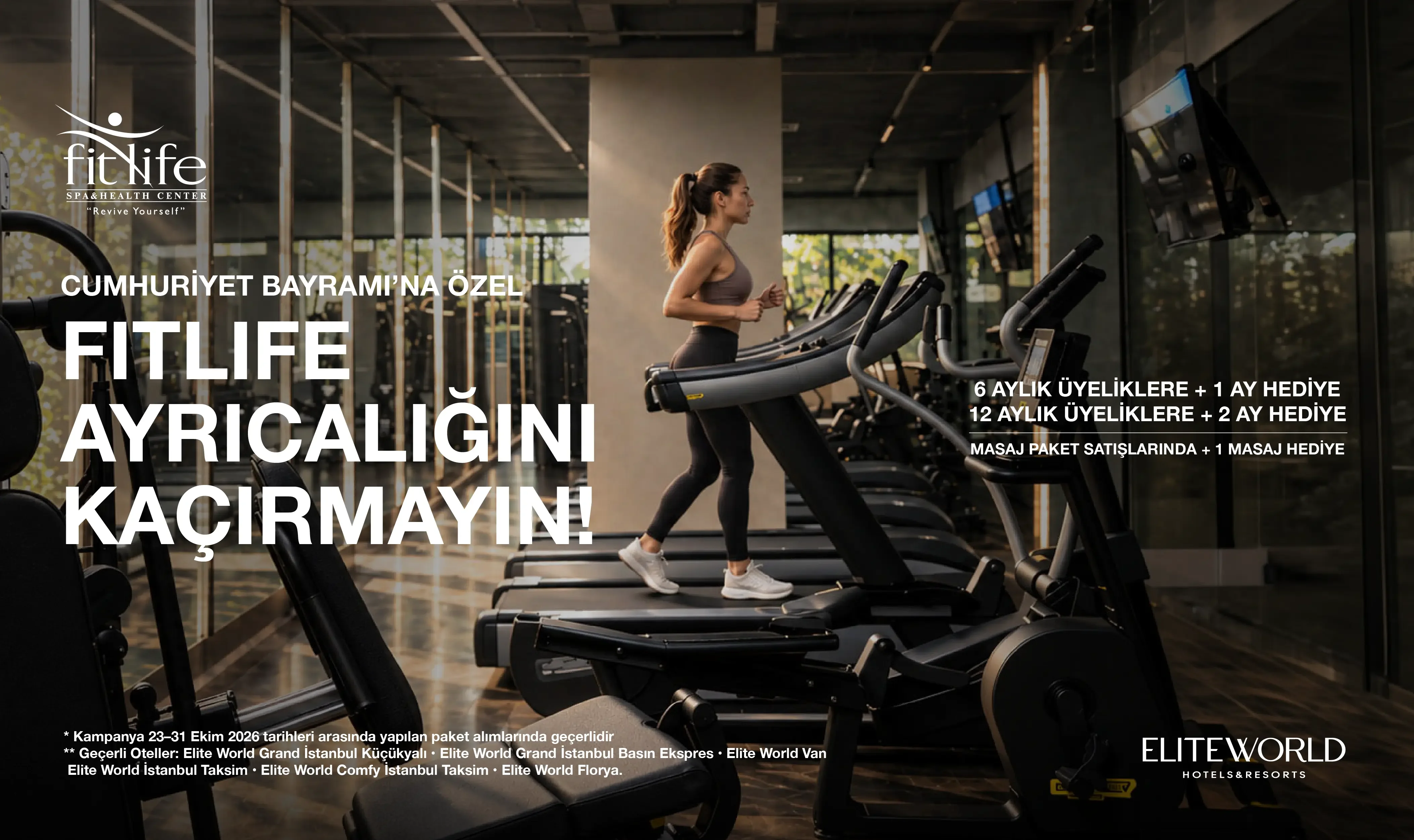 Cumhuriyet Bayramı’na Özel Fit Life Ayrıcalığını Kaçırmayın!