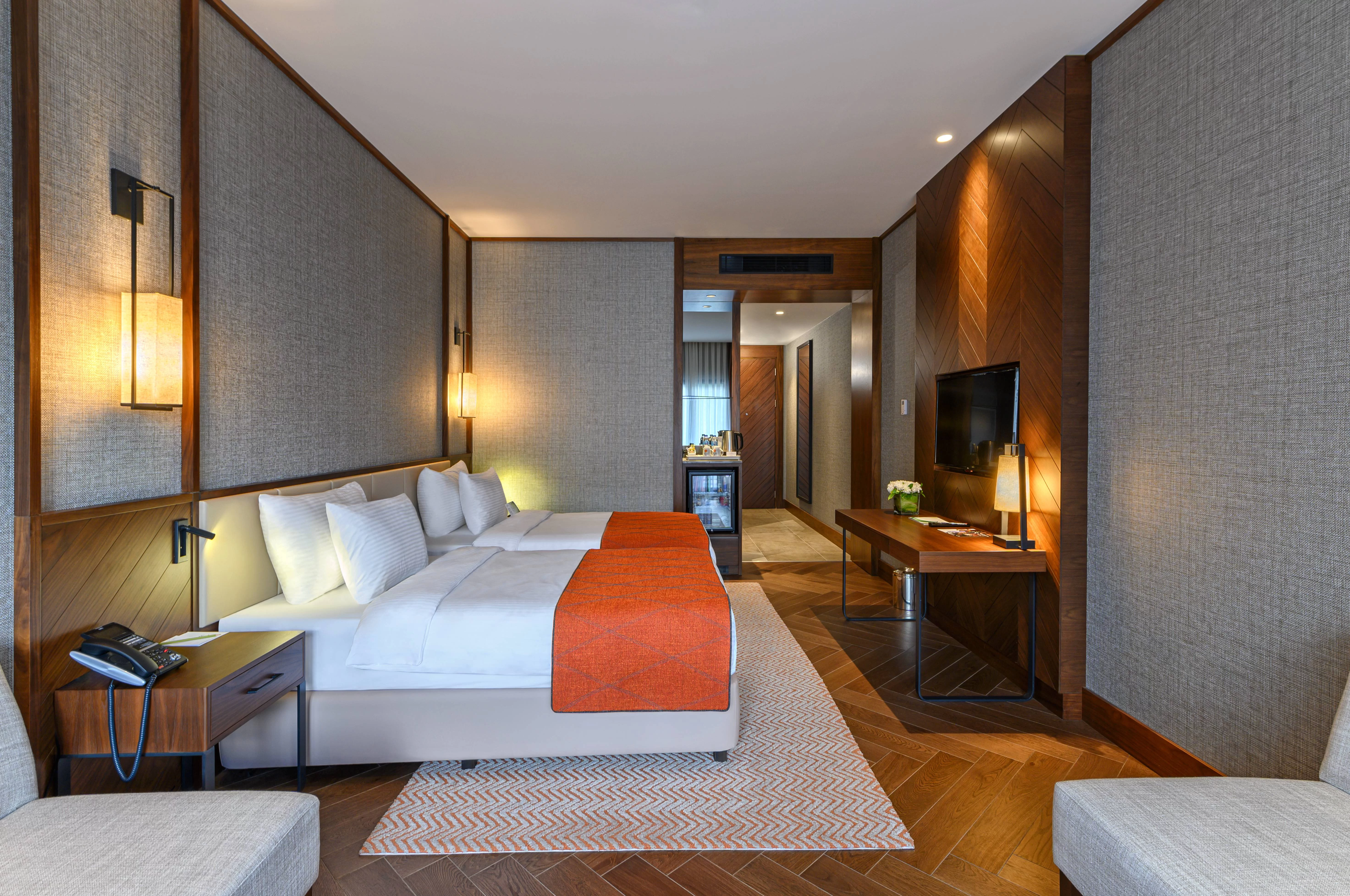 DELUXE ODA, 2 ADET TEK KİŞİLİK YATAKLI, ORMAN MANZARALI