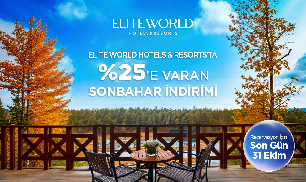 The Most Advantageous Autumn Holiday Is at Elite World Hotels & Resorts with Up to 25% Discount!