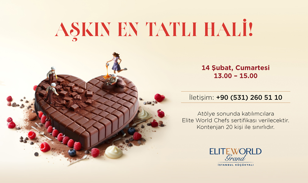 Aşkınızın en tatlı halini Sevgililer Günü’ne özel Çikolata Workshopu’nda keşfedin!