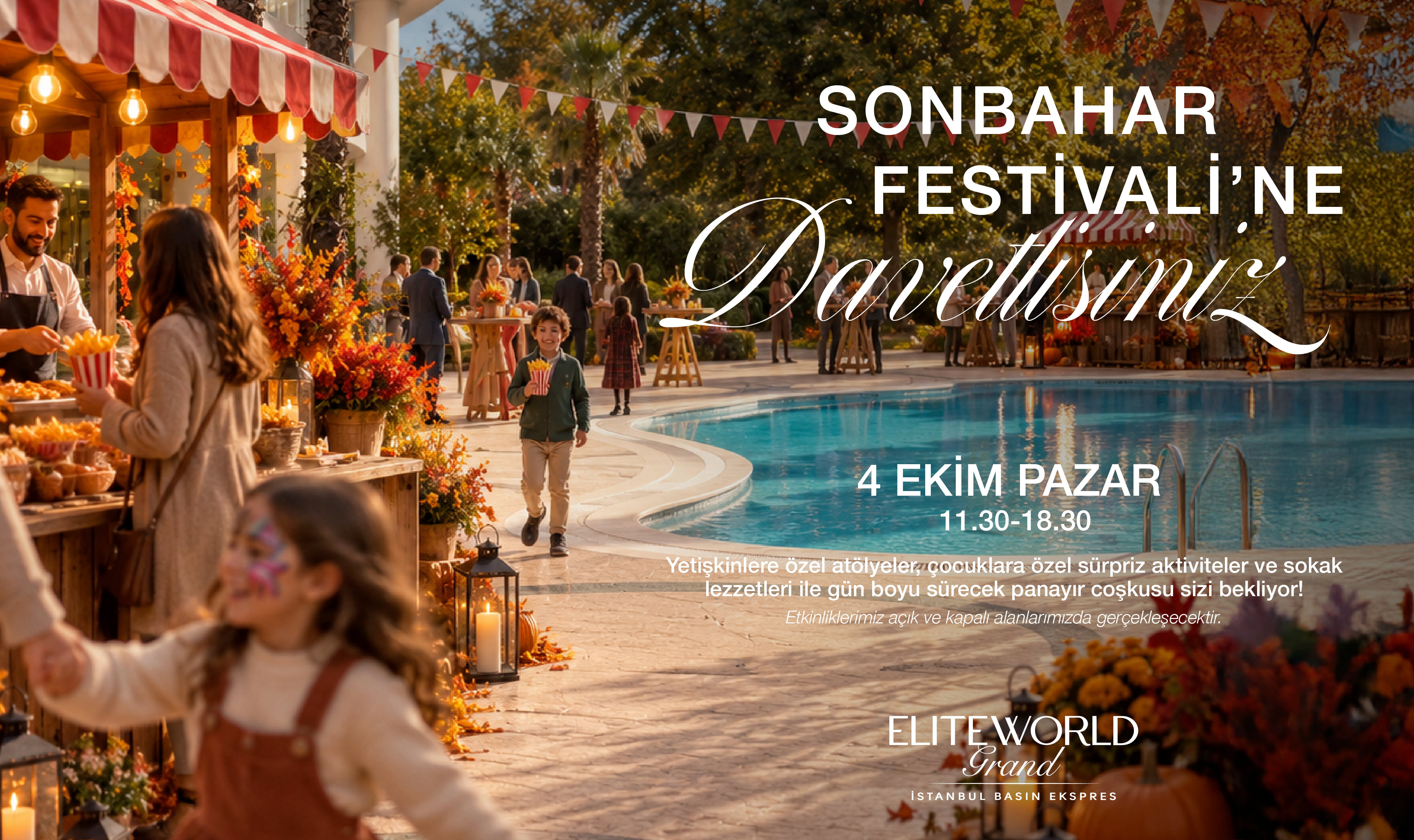 Autumn Festival: A Sunday Full of Fun and Flavor at Elite World Grand Istanbul Basın Ekspres!