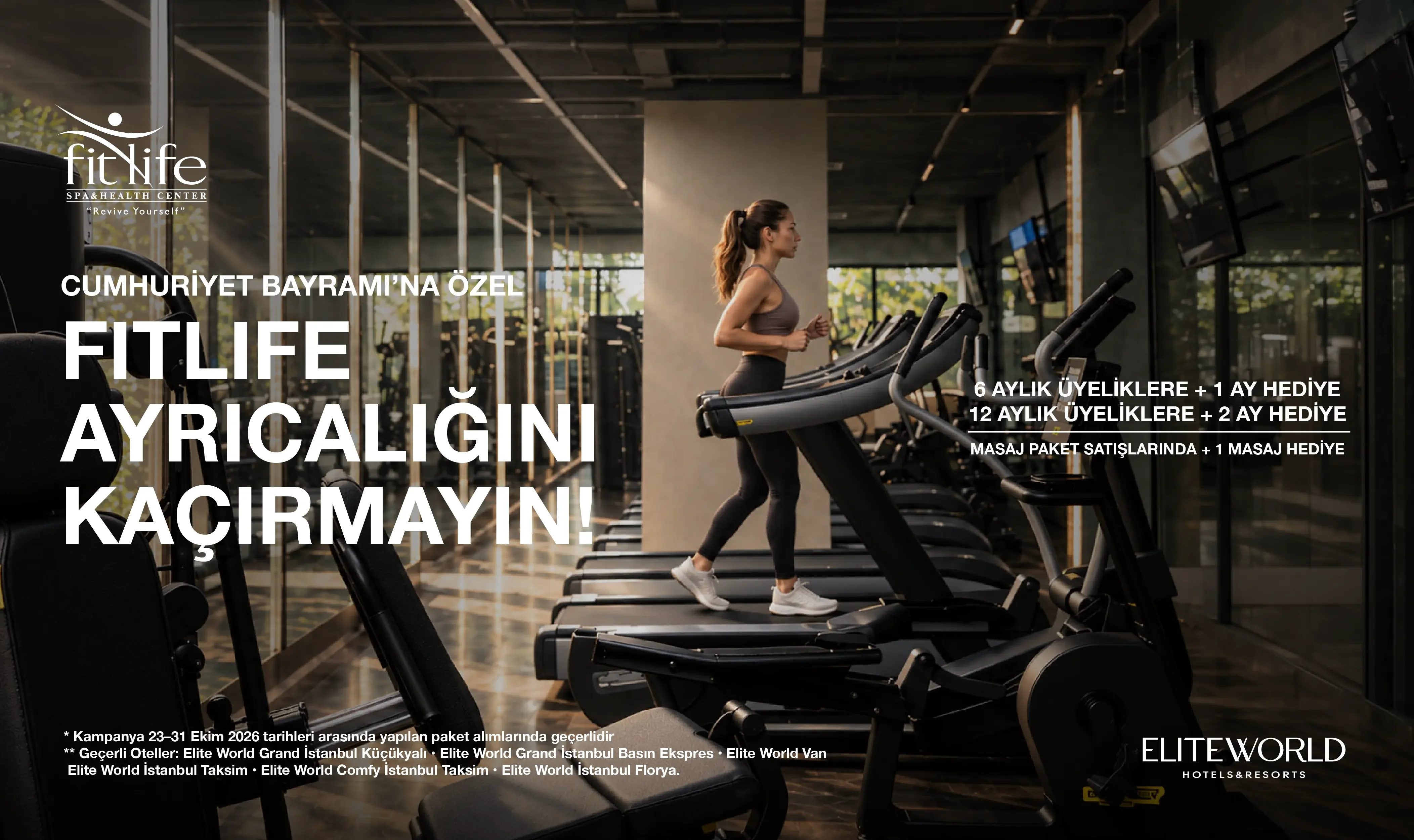 Cumhuriyet Bayramı’na Özel Fit Life Ayrıcalığını Kaçırmayın!