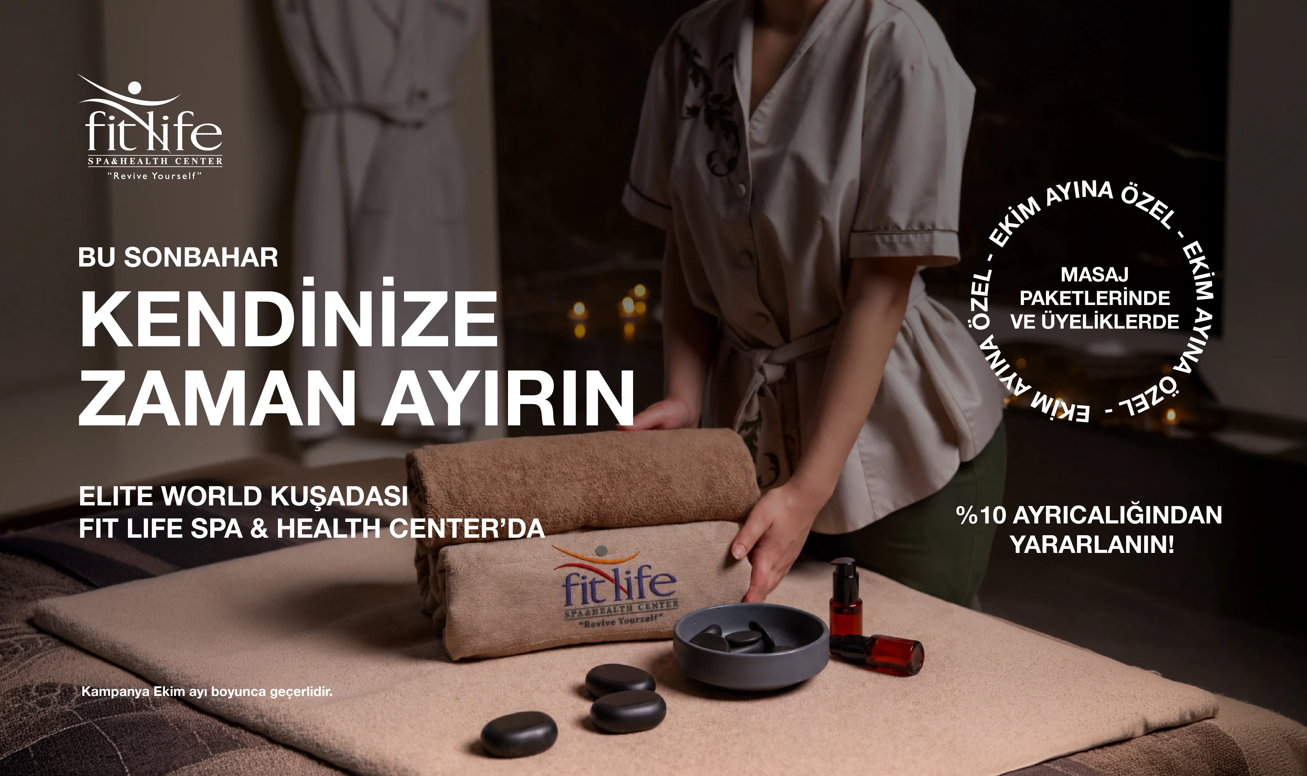 Elite World Kuşadası Fit Life Spa & Health Center’da Bu Ekim, Kendinize Vakit Ayırın