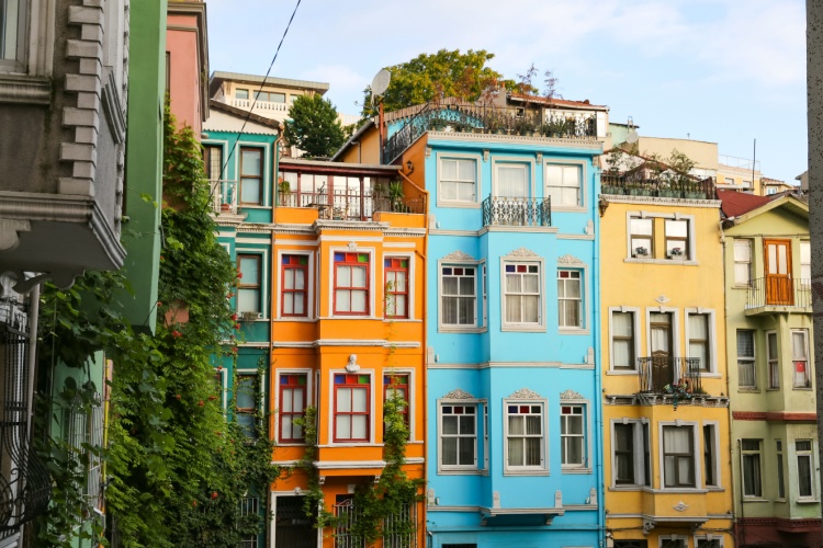 Balat'ın renkli mimarisi