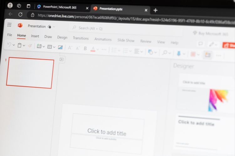 A person using modern digital tools for a presentation
