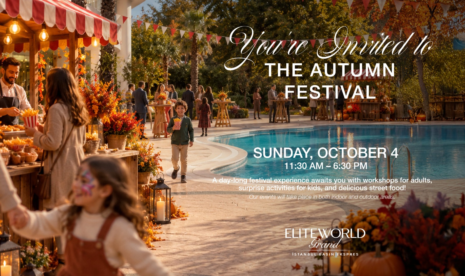 Autumn Festival: A Sunday Full of Fun and Flavor at Elite World Grand Istanbul Basın Ekspres!