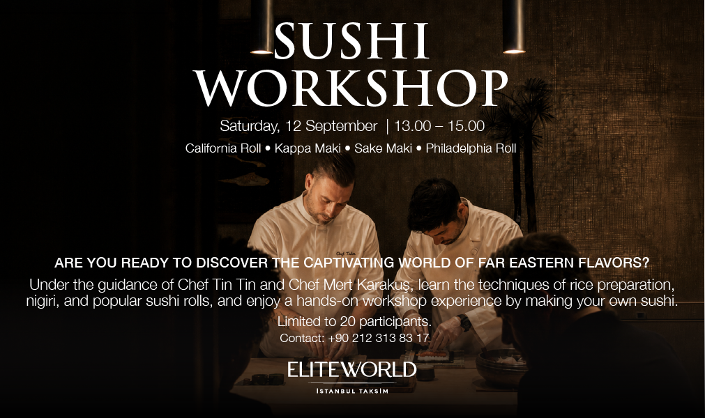 Sushi Workshop at Elite World Istanbul Taksim