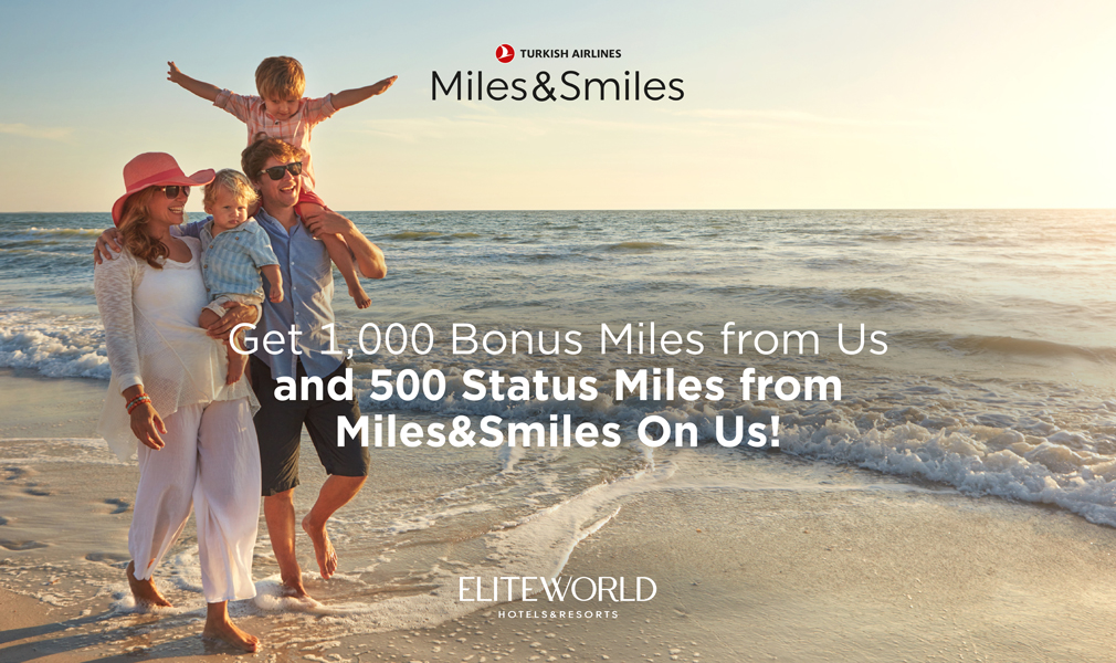 Get 1,000 Bonus Miles from Us and 500 Status Miles from Miles&Smiles On Us!