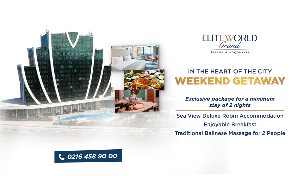 An Unforgettable Weekend Getaway in the Heart of the City at Elite World Grand İstanbul Küçükyalı!