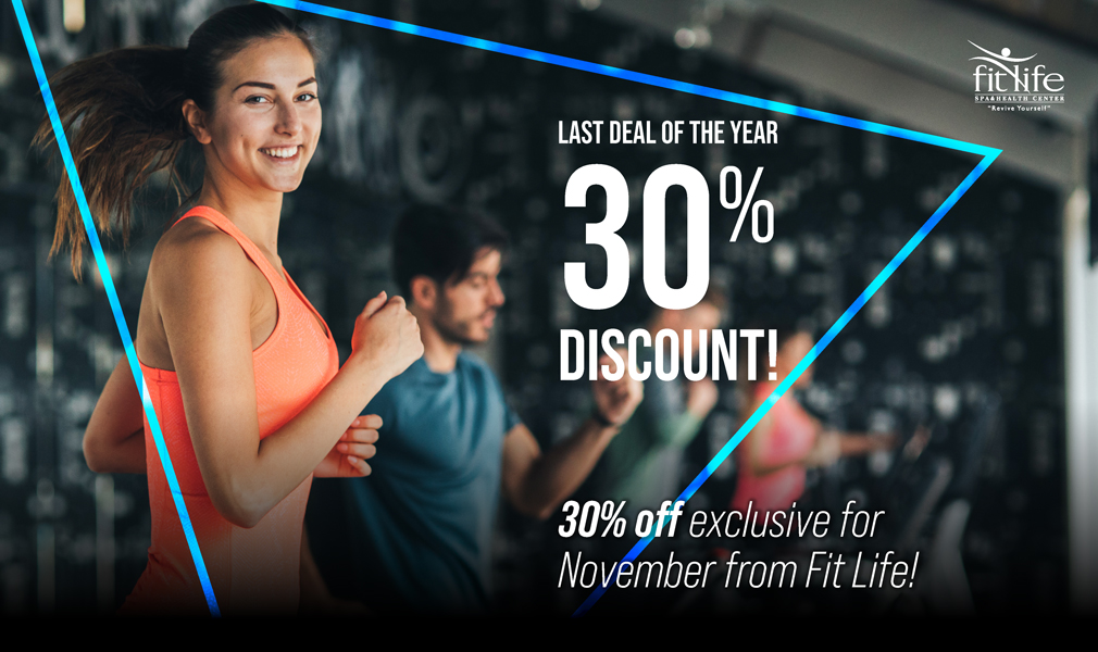30% off exclusive for November from Fit Life!